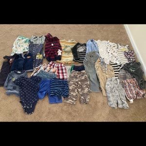 Lot of boys clothes size 18 months some 24 months